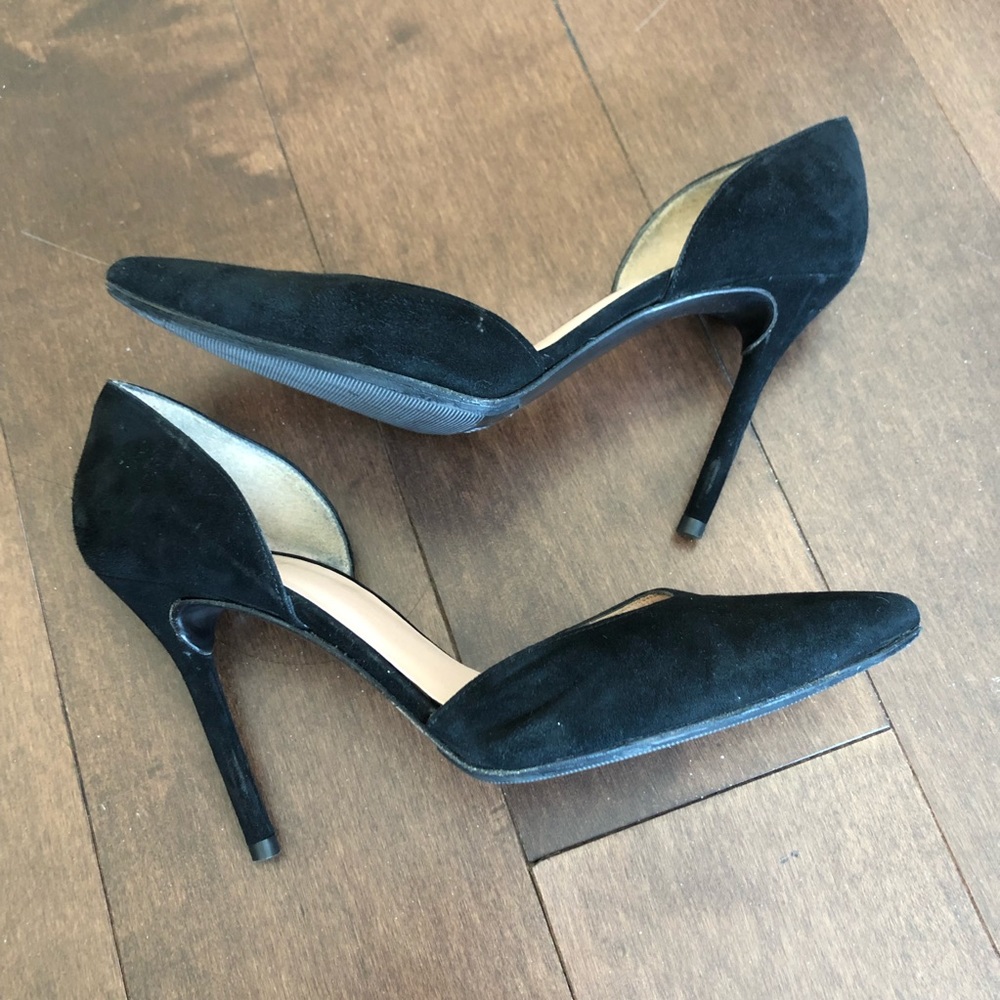 Stuart Weitzman For Scoop Black Suede D’orsay 7 - image 6